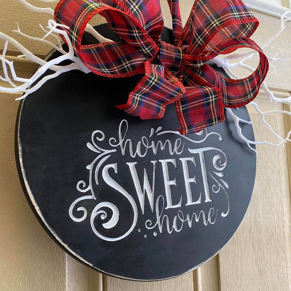 Custom Welcome Wood Door Sign - Picture 7 of 16